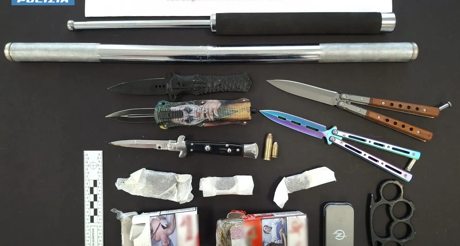 Castrovillari, operazione “Focus ’Ndrangheta”: arresto e sequestri di hashish, armi bianche e munizioni nelle zone rosse\n