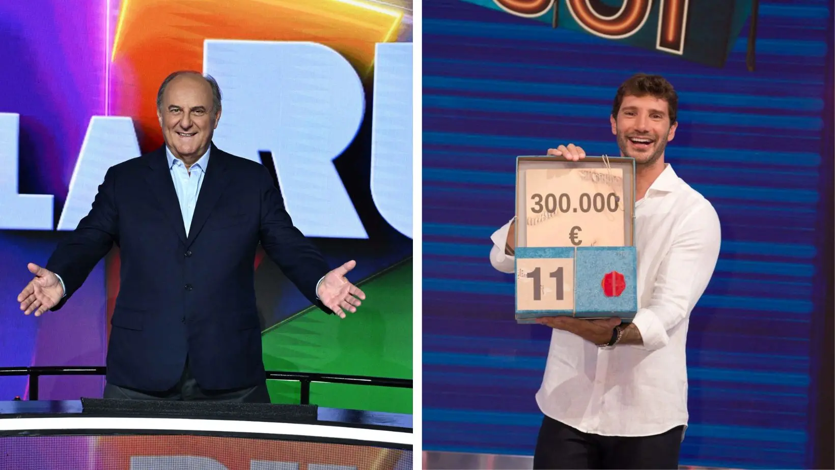 Gerry Scotti batte Stefano De Martino: Canale 5 domina l’access prime time e in Rai scatta l’allarme ascolti\n