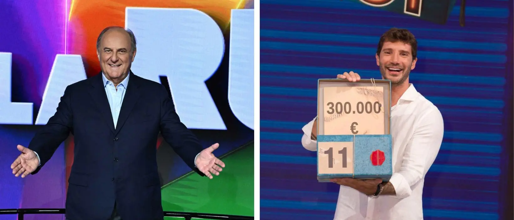 Gerry Scotti batte Stefano De Martino: Canale 5 domina l’access prime time e in Rai scatta l’allarme ascolti\n