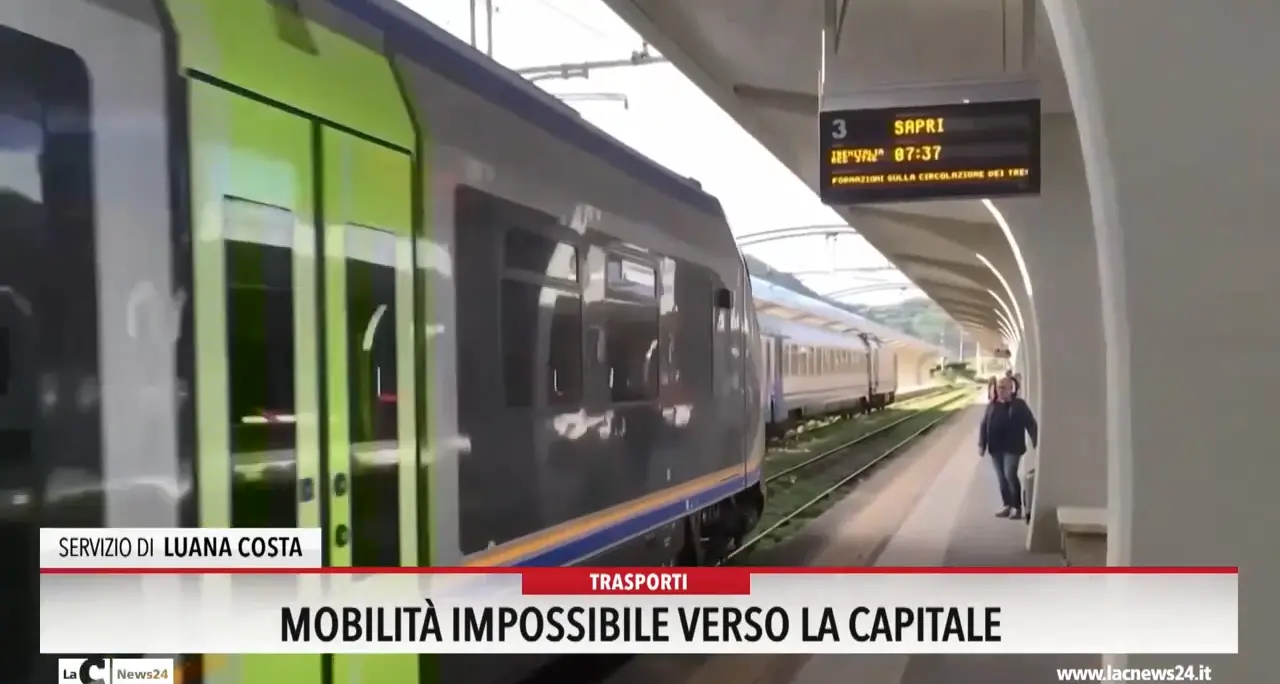 Mobilità impossibile verso la Capitale