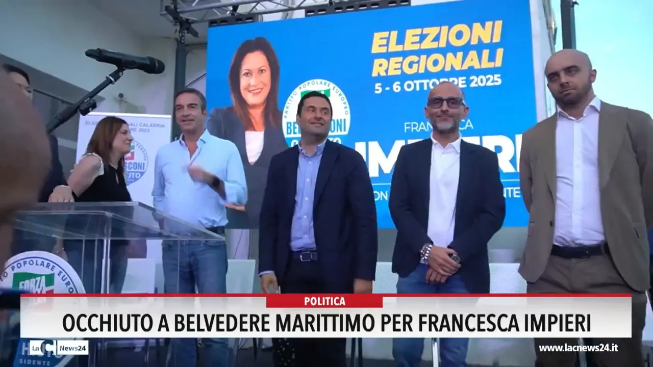 Occhiuto a Belvedere Marittimo per Francesca Impieri