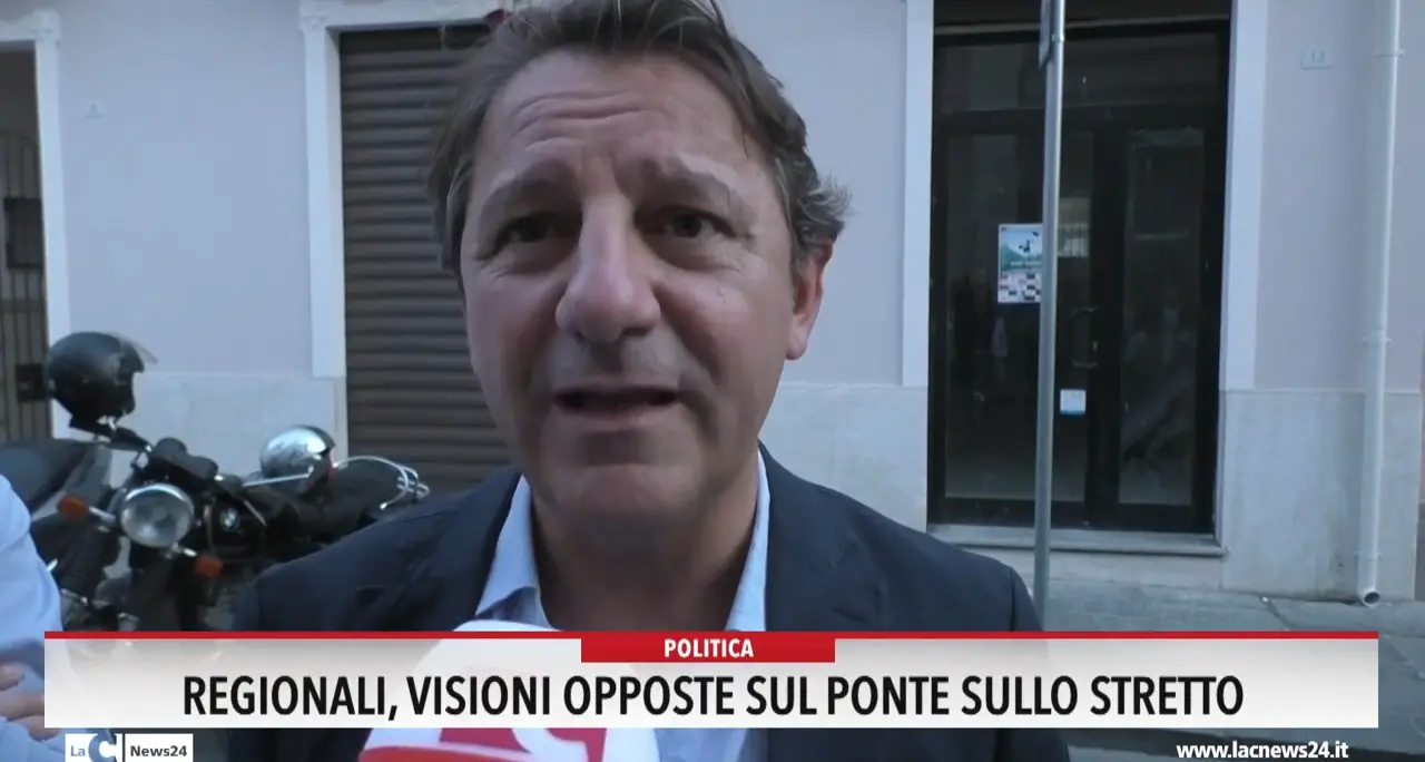 Regionali, visioni opposte sul Ponte sullo Stretto