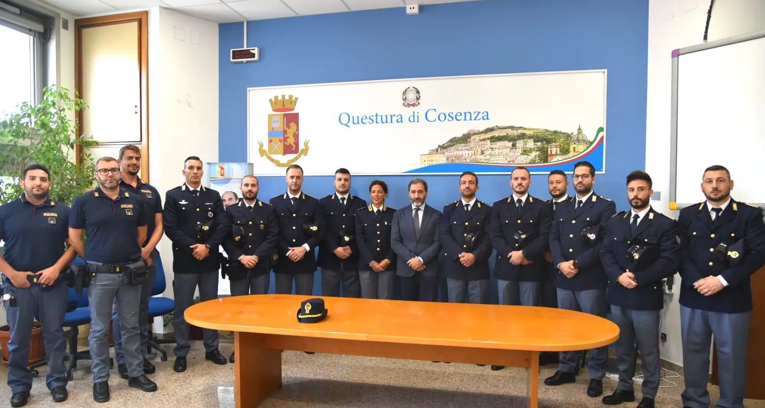 Corigliano Rossano, il Commissariato di Polizia si rafforza con l’arrivo di dieci nuovi agenti\n