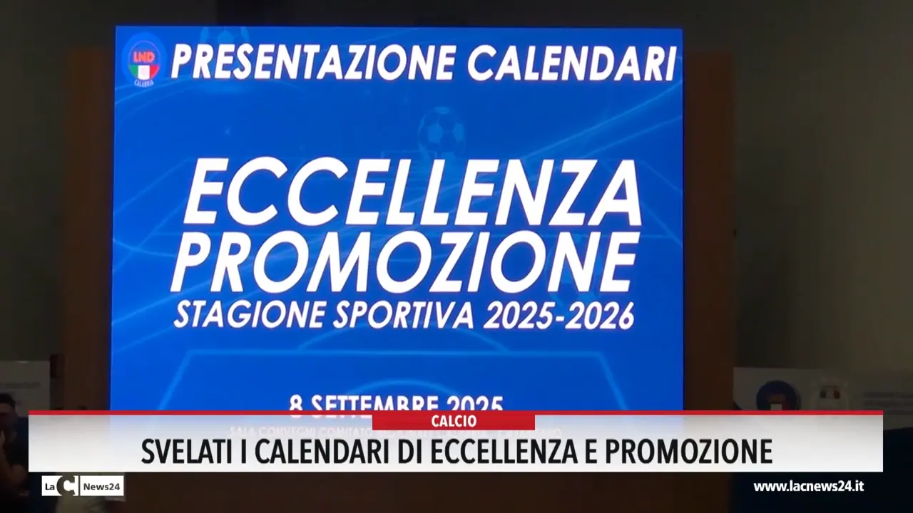 Svelati i calendari di Eccellenza e Promozione