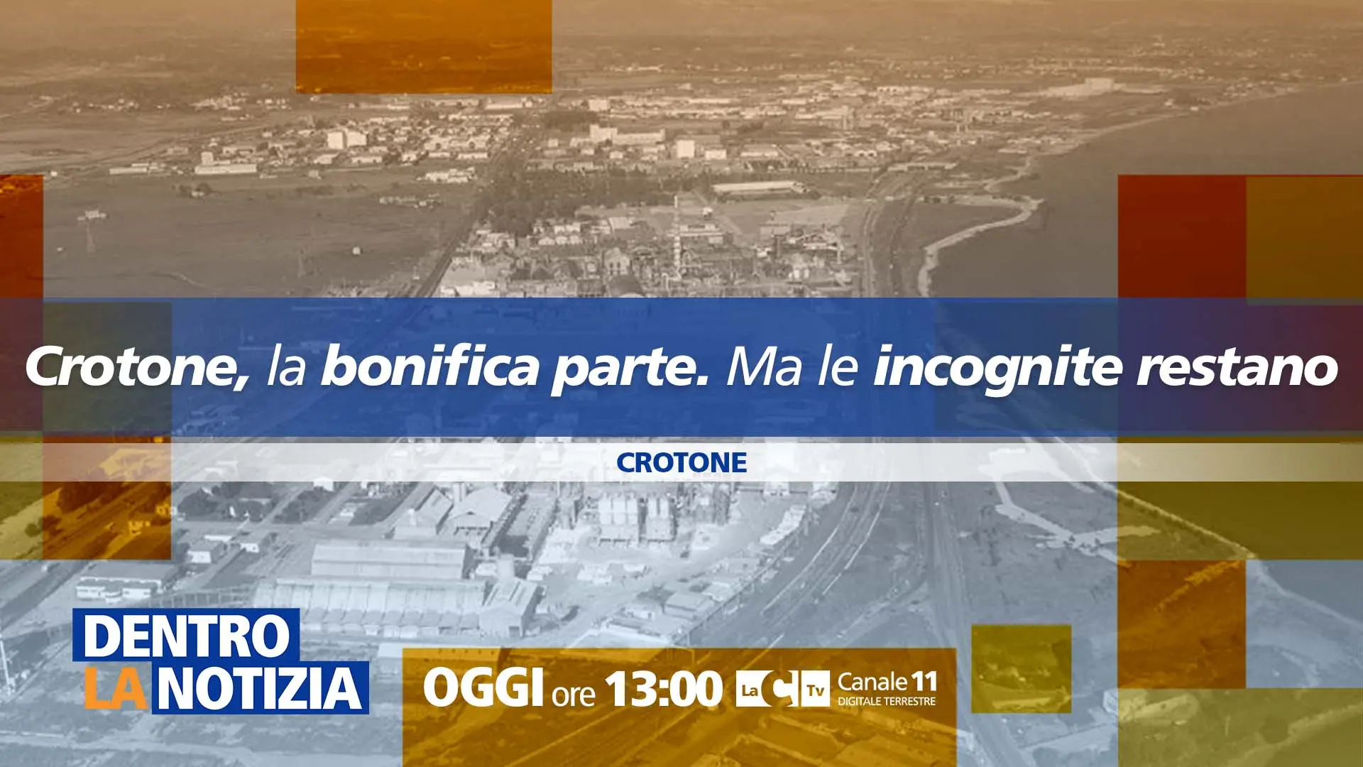Parte la bonifica del Sin di Crotone ma\u00A0il cammino resta ancora lungo e complesso. Il punto sulla situazione a\u00A0Dentro la Notizia\u00A0\n