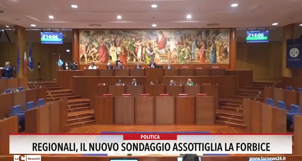 Regionali, il nuovo sondaggio assottiglia la forbice