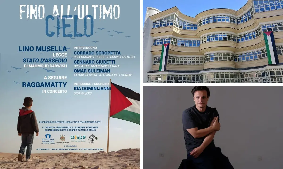Catanzaro: al Politeama dialoghi, poesia e musica per la Palestina\n