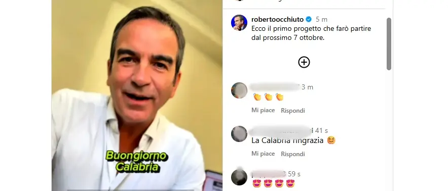 Fino a 100mila euro per vivere nei borghi calabresi, la proposta di Occhiuto: «Una delle prime cose che farò dal 7 ottobre»\n