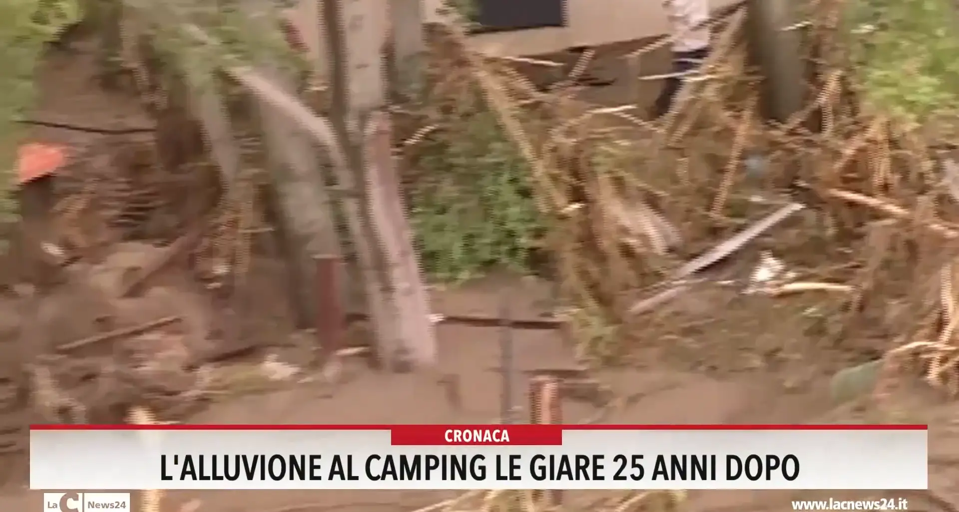 L'alluvione al camping Le Giare 25 anni dopo