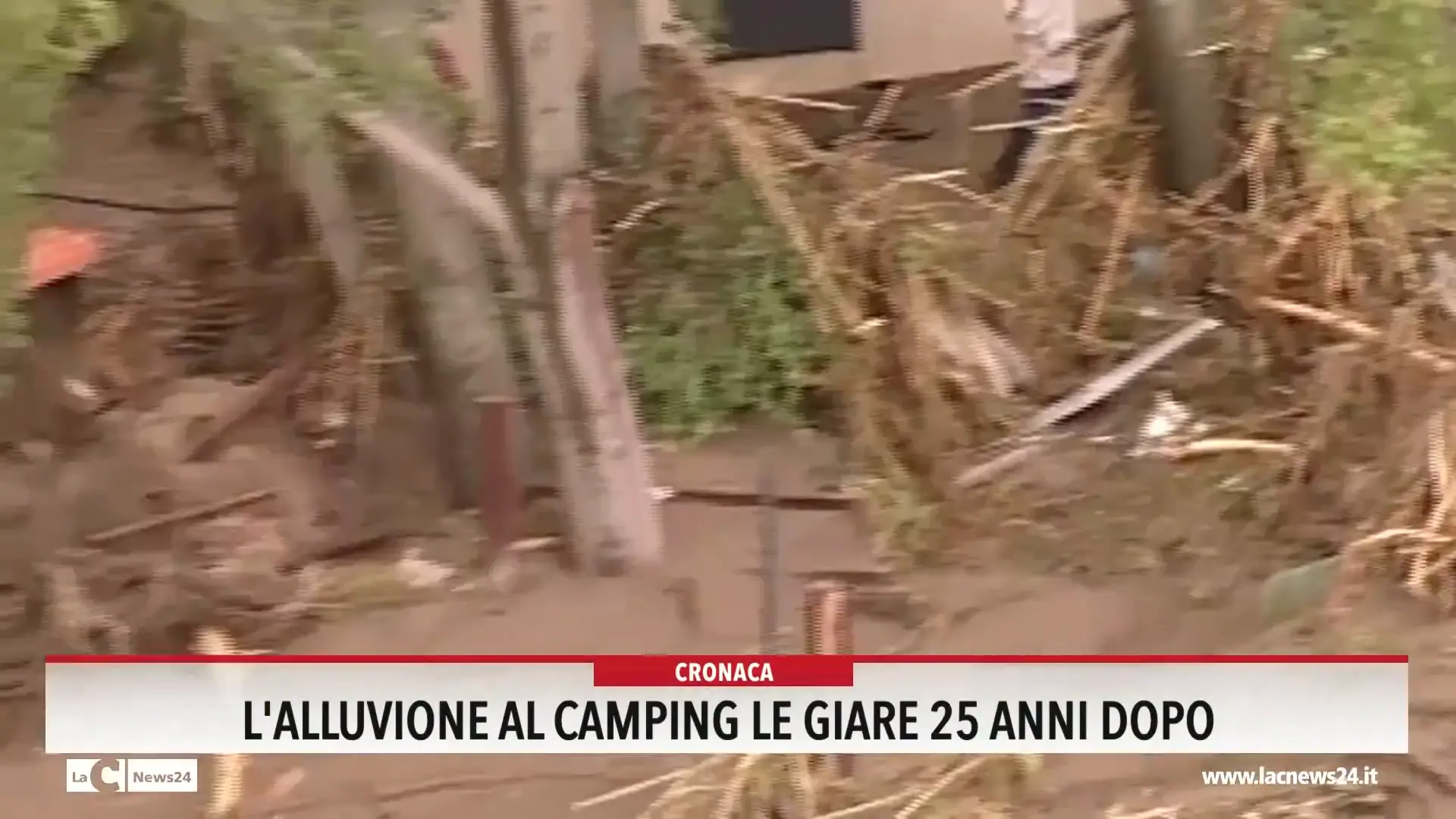 L'alluvione al camping Le Giare 25 anni dopo