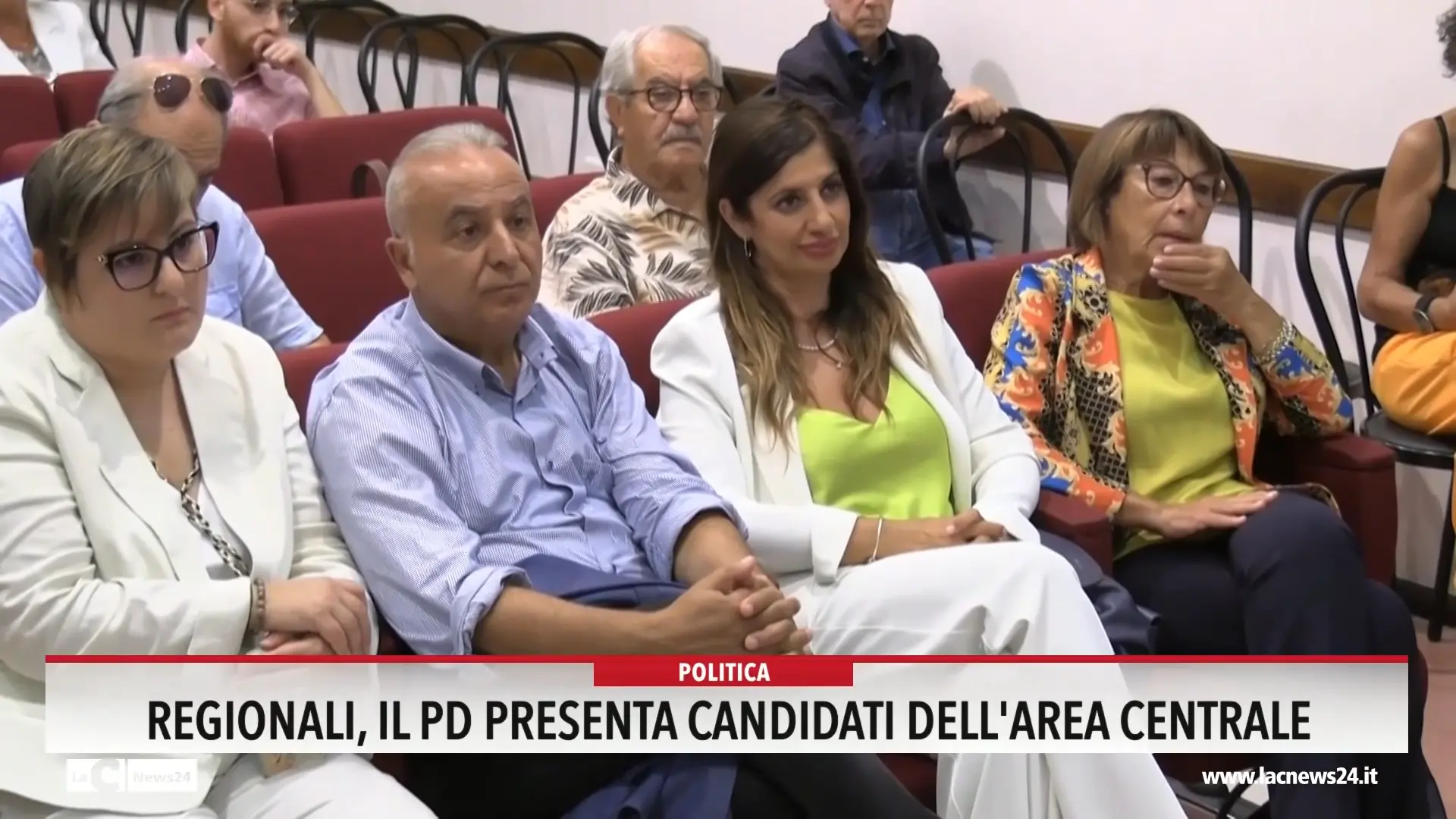 Regionali, il Pd presenta candidati dell'area centrale