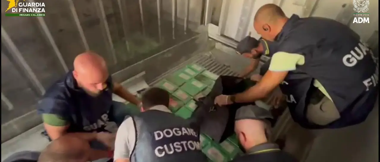 Porto di Gioia Tauro, sequestrati 288 chili di cocaina: avrebbero fruttato oltre 46 milioni di euro\n