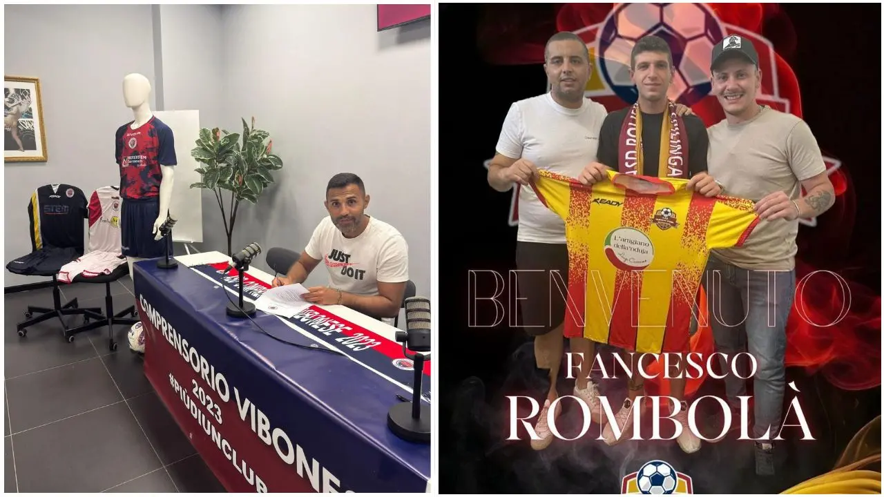 Dilettanti, Spilinga e Compr. Vibonese animano il mercato: Rombolà dice sì ai giallorossi. Colpo d'esperienza per i rossoblù