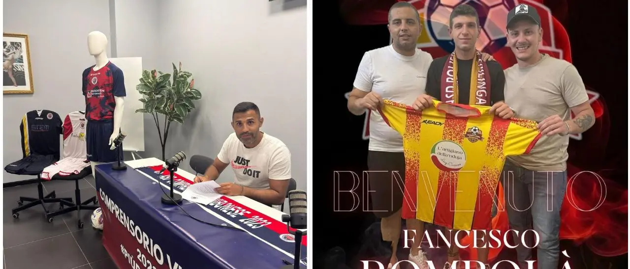 Dilettanti, Spilinga e Compr. Vibonese animano il mercato: Rombolà dice sì ai giallorossi. Colpo d'esperienza per i rossoblù