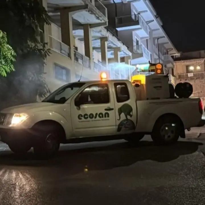 Disinfestazione a Vibo, orari e quartieri degli interventi notturni in programma il 23 e 24 luglio: ecco cosa fare