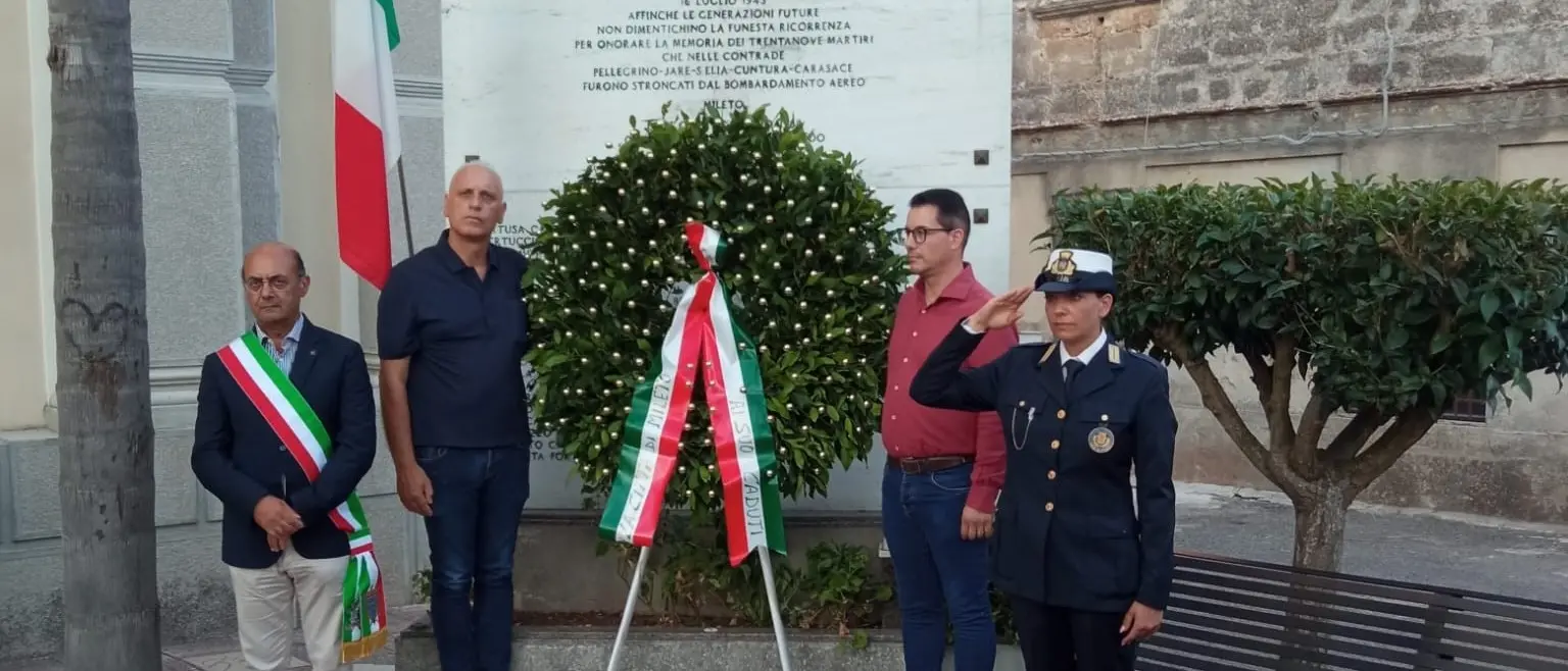 Mileto, commozione alle celebrazioni per l’82esimo anniversario della Strage di Carasace