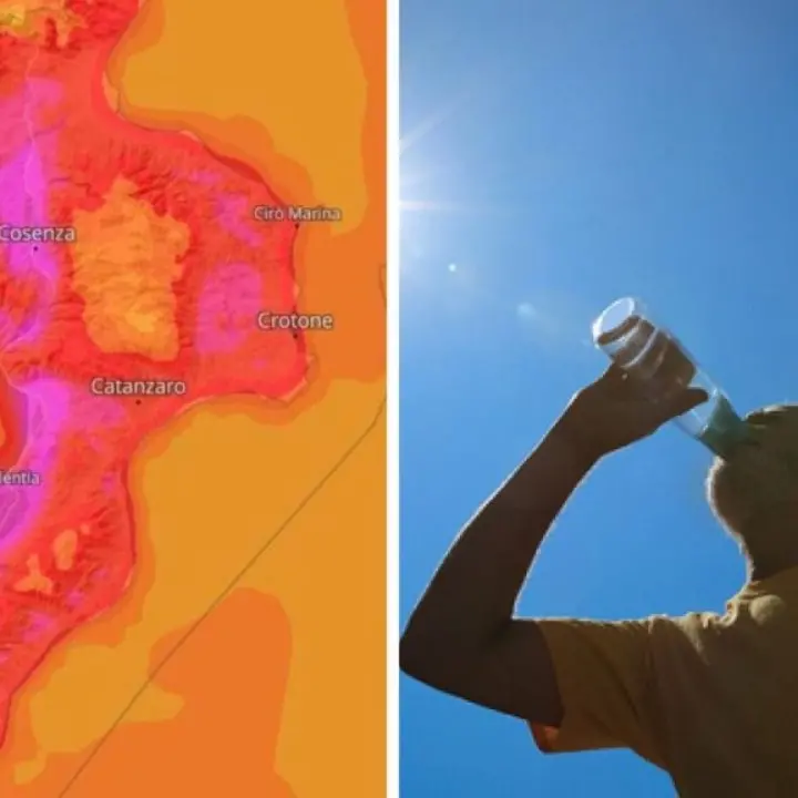 Meteo Vibonese, l’ondata di caldo africano entra nel vivo: punte di 44\u202F°C nelle aree interne