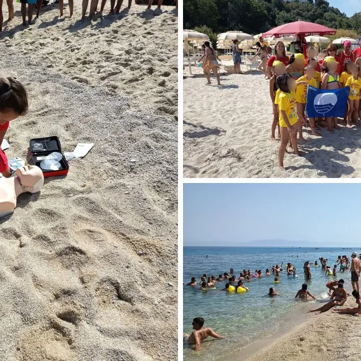 Parghelia celebra la Giornata mondiale della prevenzione dell'annegamento con dimostrazioni di salvataggio in spiaggia