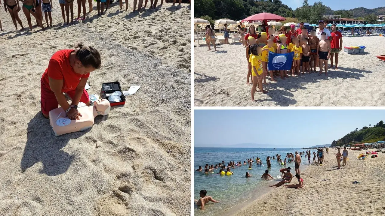 Parghelia celebra la Giornata mondiale della prevenzione dell'annegamento con dimostrazioni di salvataggio in spiaggia