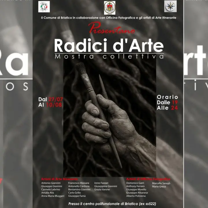 Luoghi e identità, a Briatico approda la mostra collettiva Radici d’arte