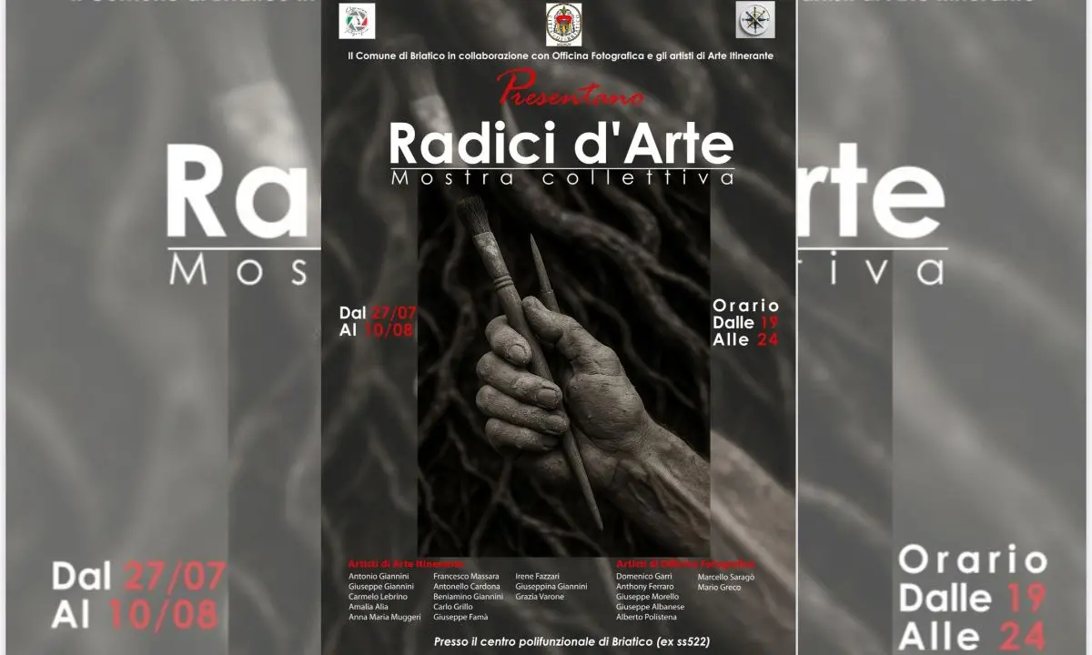 Luoghi e identità, a Briatico approda la mostra collettiva Radici d’arte