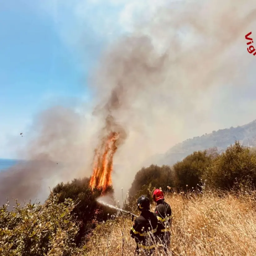 Emergenza incendi: in Calabria ancora 32 interventi in corso, 5 nel Vibonese