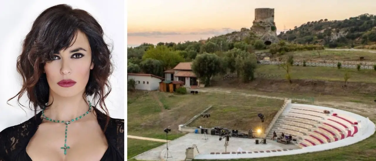Maria Grazia Cucinotta inaugura la I edizione del Torre Marrana Festival a Ricadi: teatro e musica dal vivo nel cuore della Costa degli Dei