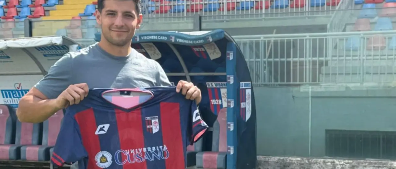 Vibonese, c'è un altro colpo prima del ritiro: arriva l'attaccante Augustin Marsico, ex di Trapani e Locri