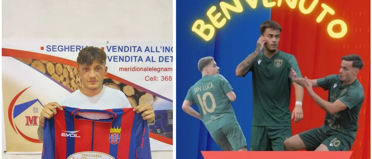 Dilettanti, doppio colpo di mercato per il Soriano: vestiranno rossoblù Erik Baena e Gabriele De Leonardis