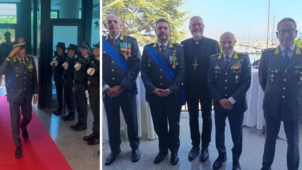 Cambio al vertice del reparto operativo aeronavale della Guardia di Finanza di Vibo Valentia: Stefano Leccia subentra ad Alberto Lippolis