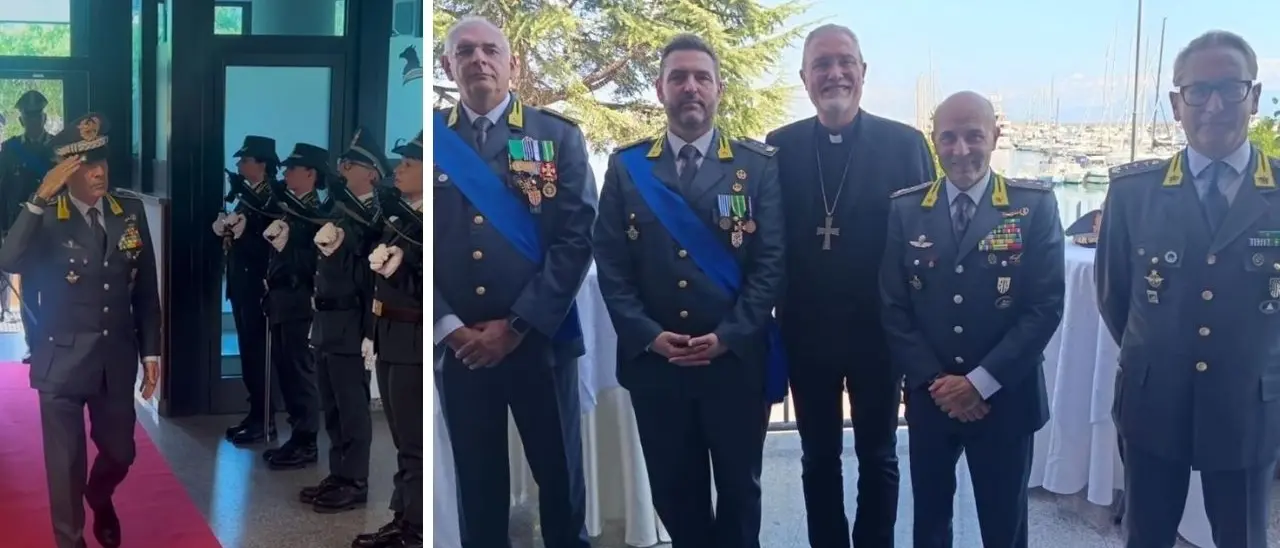 Cambio al vertice del reparto operativo aeronavale della Guardia di Finanza di Vibo Valentia: Stefano Leccia subentra ad Alberto Lippolis