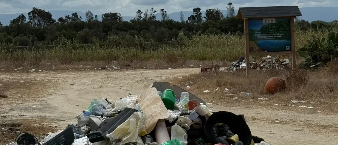 Montagne di spazzatura tra i canneti alla foce del Mesima: discariche a cielo aperto in quella che dovrebbe essere un'oasi protetta - FOTO