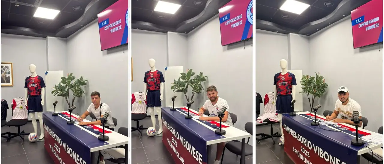 Dilettanti, il Comprensorio Vibonese cala un tris d'assi: firma il giovane Murfuni, rinnovano Fogliaro e Rubino