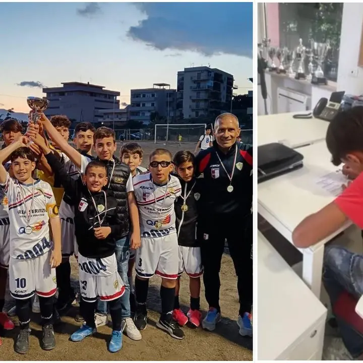 Scuola calcio, l'Asd Real Limbadi forma talenti: Gabriele Calandruccio approda alla Reggina