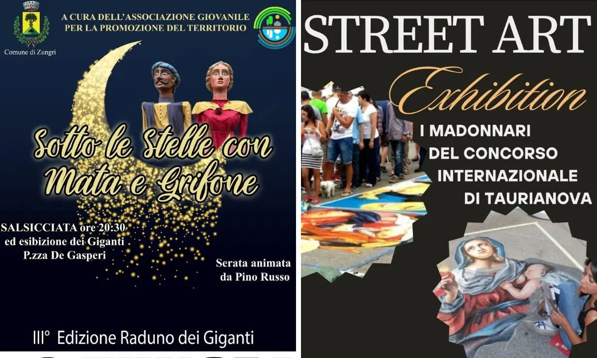 Cibo, tradizioni e arte: il calendario eventi di Zungri entra nel vivo