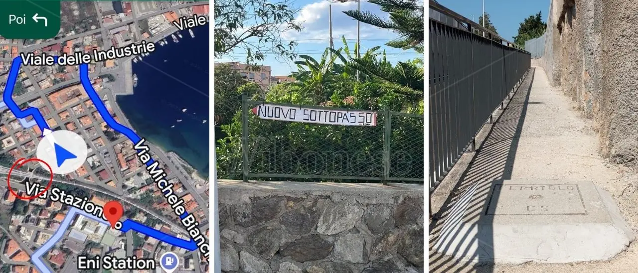 Vibo Marina, il sottopasso c’è ma neppure Google Maps lo sa: infrastruttura fantasma per i navigatori satellitari