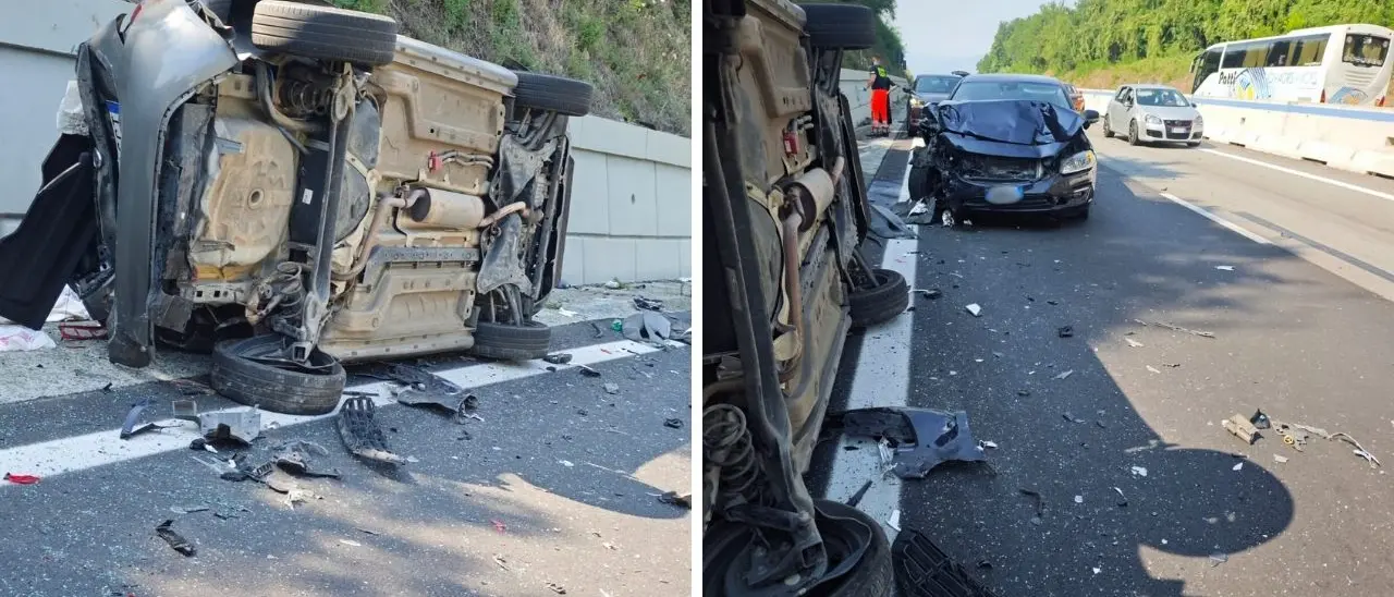 Carambola sull’A2: incidente in prossimità dello svincolo di Sant’Onofrio in direzione sud