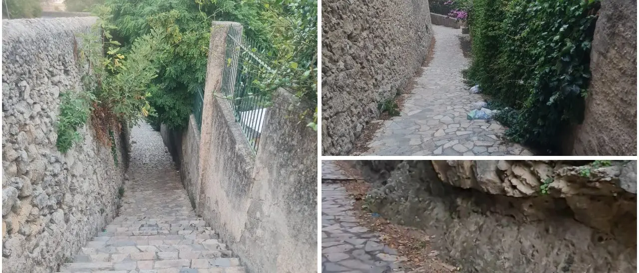 Tropea, la Scala dei Mulini è poco sicura. L'ex consigliere Piserà: «Non è certo il miglior biglietto da visita per i turisti»