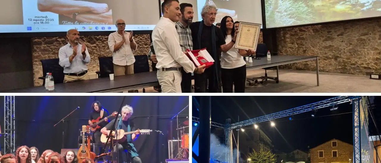 Mongiana dà la cittadinanza onoraria a Eugenio Bennato: «Con la canzone dedicata a questa terra ha dato prestigio alla nostra storia»