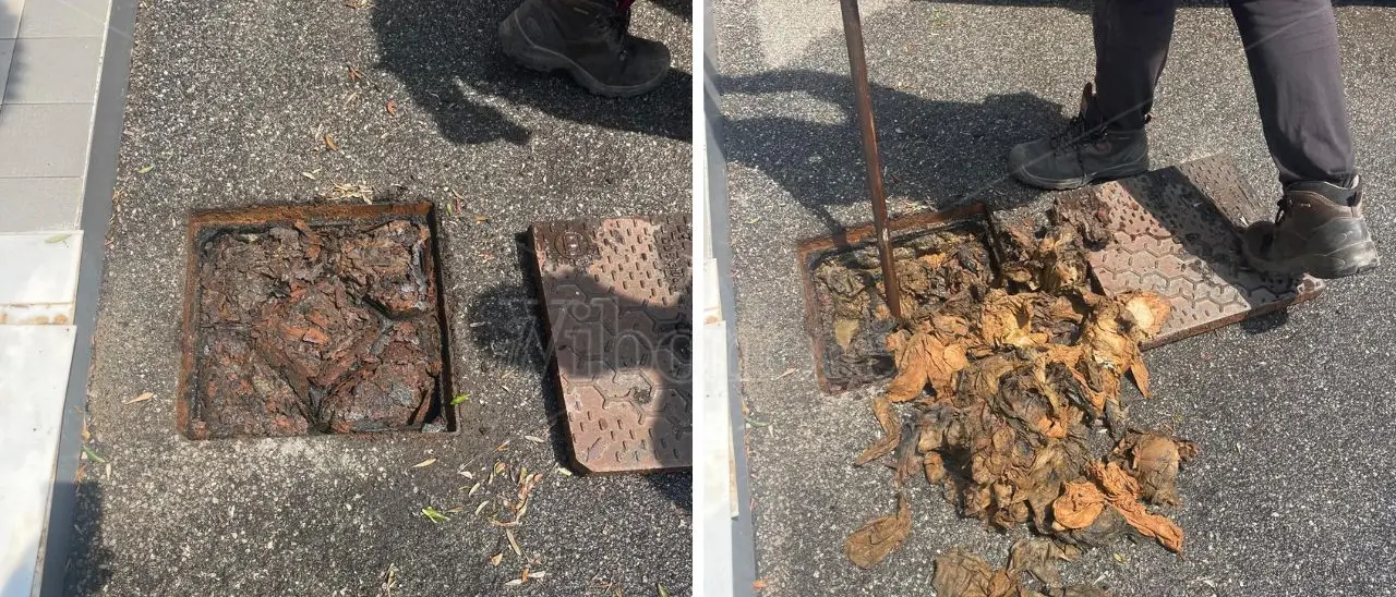 Tombini intasati dai fazzoletti a Vibo Marina, interviene l'autospurgo alla vigilia di Ferragosto