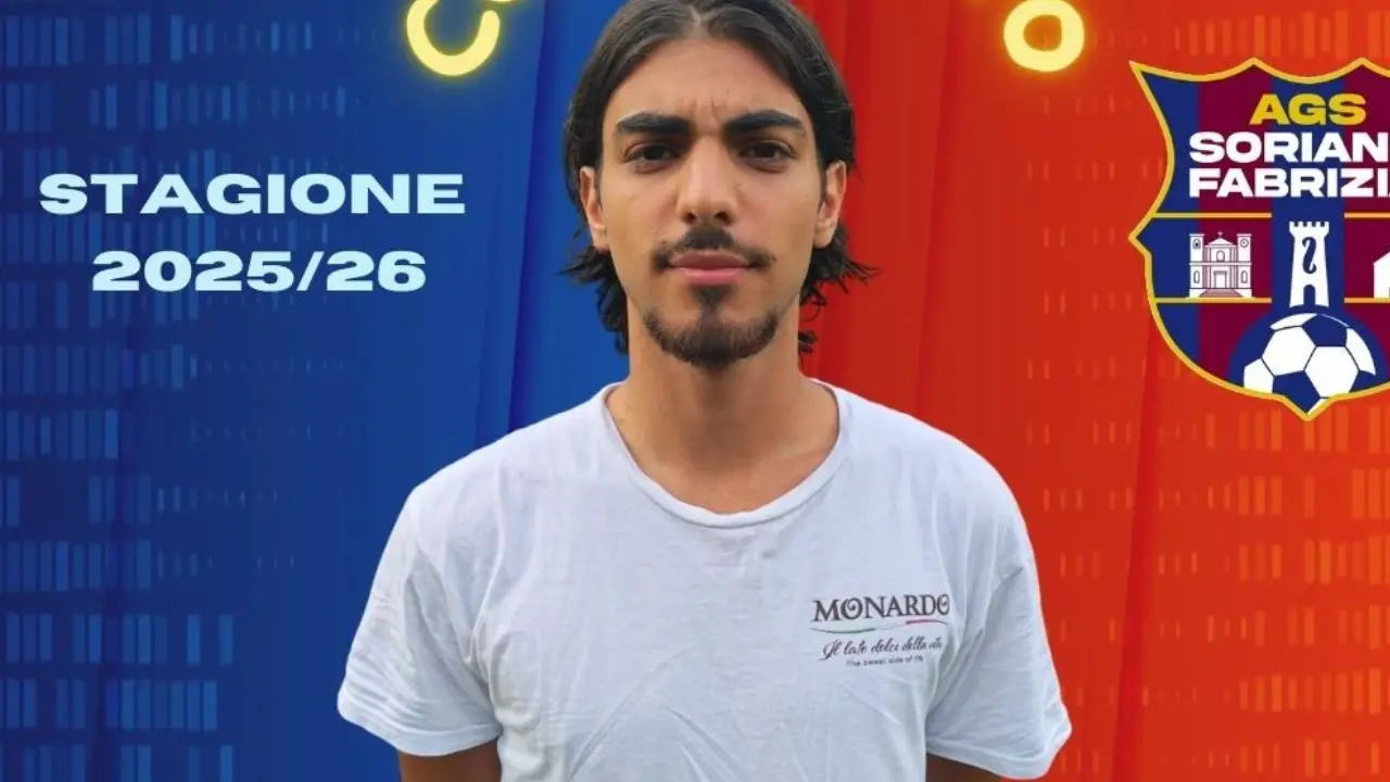 Dilettanti, tra le certezze dell'Ags Soriano-Fabrizia c'è Bruno Riga: ufficiale il rinnovo del difensore