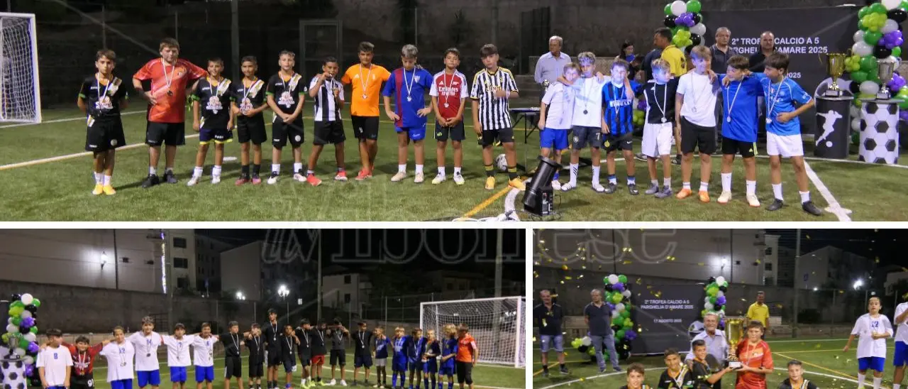 Successo per la seconda edizione del torneo di calcio \"Parghelia d'amare\": sul podio le squadre Tonnara, Contura e Bordilla