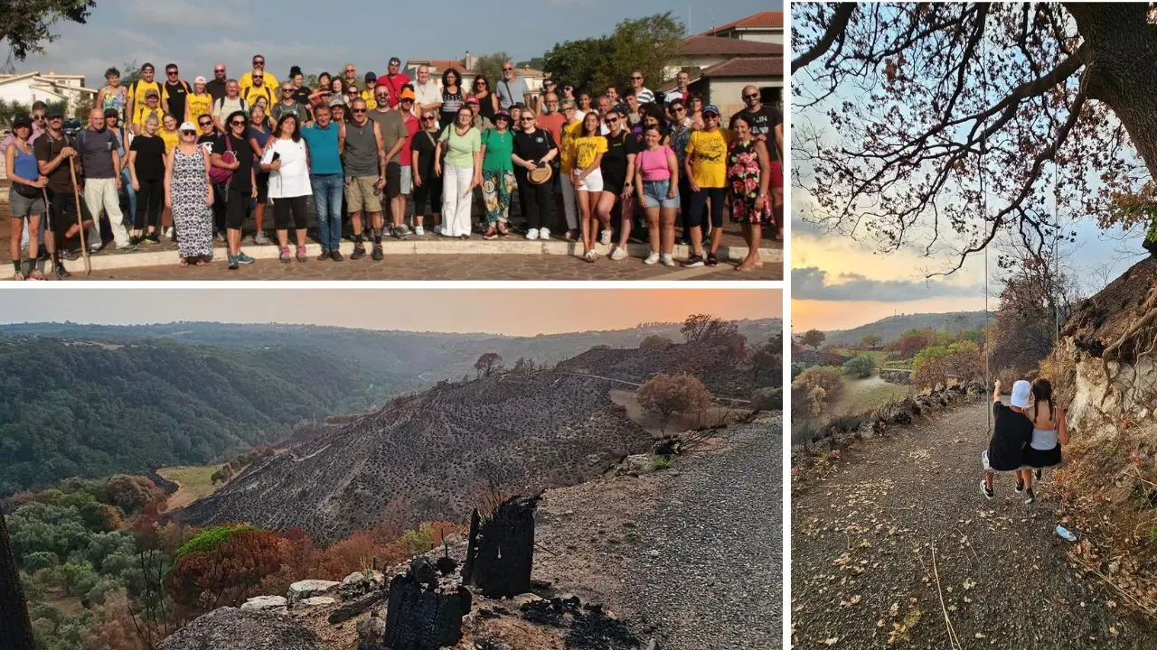 Caria, dalle fiamme alla rinascita: un’intera comunità si mobilita per restituire dignità e futuro alla valle del Cammino di Ulisse