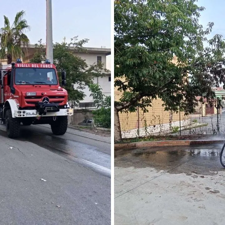 San Gregorio d'Ippona, incendio danneggia un serbatoio di gas: evacuati i residenti della zona durante l'intervento dei vigili del fuoco