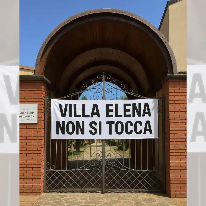 Stefanaconi, la comunità contro il cambio di denominazione per Villa Elena: sui social spunta uno striscione fatto con l’Ai