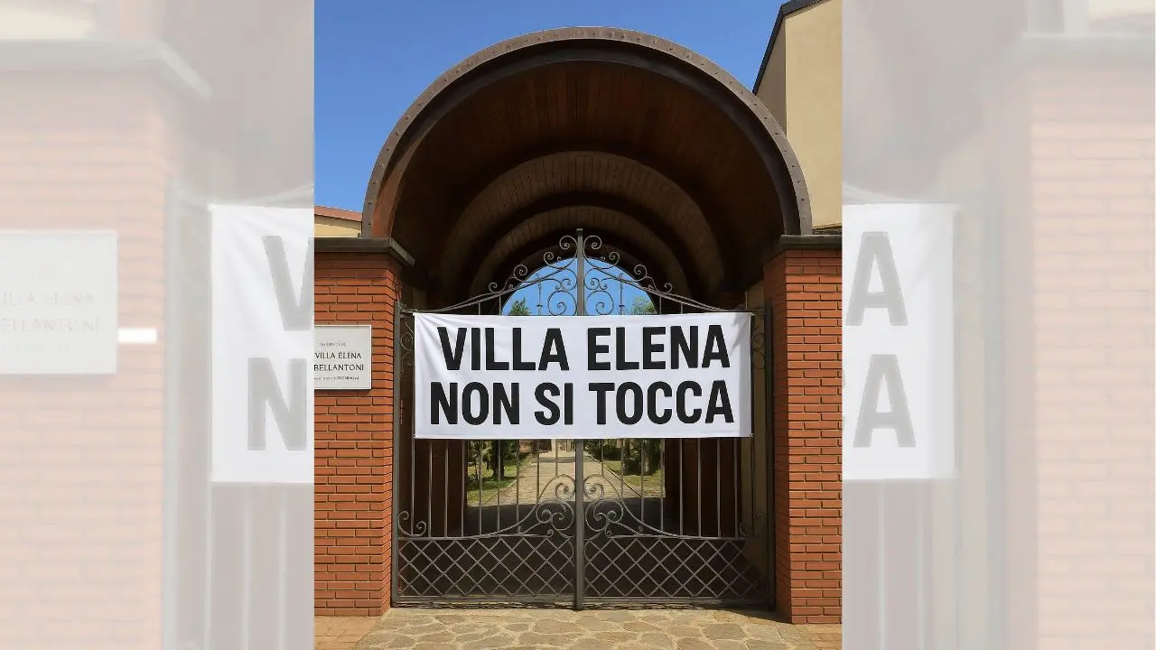 Stefanaconi, la comunità contro il cambio di denominazione per Villa Elena: sui social spunta uno striscione fatto con l’Ai