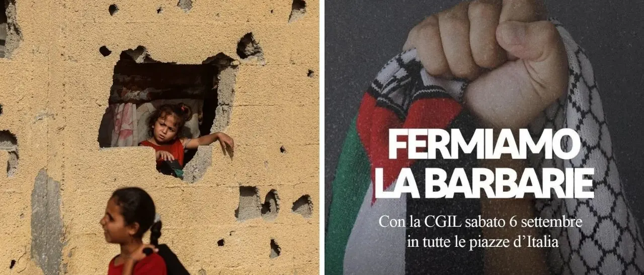 La Cgil scende in piazza anche a Vibo per il cessate il fuoco a Gaza e il riconoscimento dello Stato di Palestina