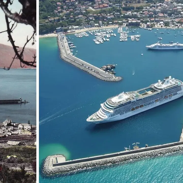Vibo Marina, da 60 anni con i serbatoi di carburante dove l'intelligenza artificiale immagina le navi da crociera: il sogno sui social