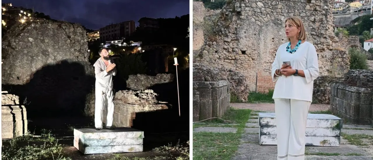 L'ultimo volo di Icaro nel Parco archeologico di Soriano: emozioni in scena. Preta: «Questo è un luogo d'identità e condivisione»