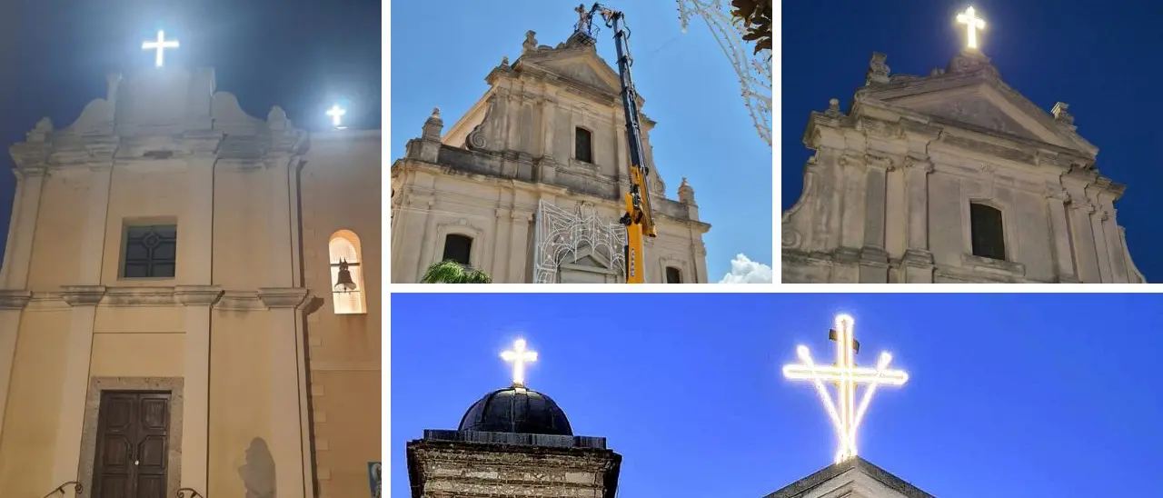 Le chiese di Nicotera tornano a illuminarsi: dopo la Cattedrale e Santa Croce, anche Madonna della Scala brillerà nella notte